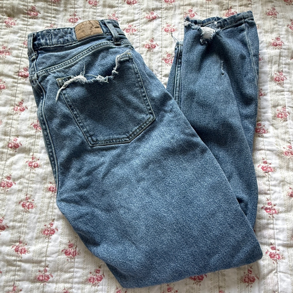 Abercrombie & Fitch Denim - Abercrombie & Fitch Curve Lovd Mom Jeans Size 28 6
